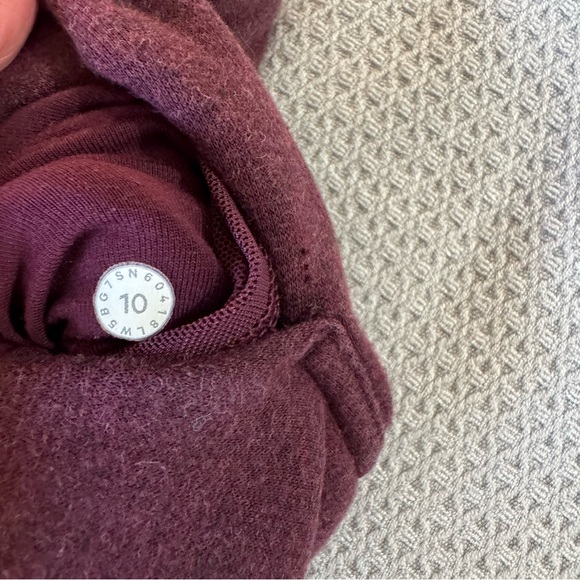 Lululemon Plush Times Jogger Pant 27”  Heathered Dark Adobe W5BG7S Size 10 - Picture 12 of 13